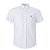 Camisa Ralph Lauren Masculina Custom fit Oxford Manga Curta Cor Branca - Imagem 1