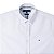 Camisa Tommy Hilfiger Masculina Manga Curta Oxford Cor Branca - Imagem 2