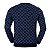 Sueter Tommy Hilfiger Allover Monogram Cor Azul - Imagem 3