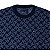 Sueter Tommy Hilfiger Allover Monogram Cor Azul - Imagem 2