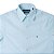 Camisa Tommy Hilfiger Masculina Micro Xadrez Cor Azul Clara - Imagem 2