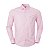 Camisa Ralph Lauren Masculina Slim Fit Stretch Monocromática Cor Rosa - Imagem 1