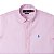 Camisa Ralph Lauren Masculina Custom Fit Linho Cor Rosa - Imagem 2
