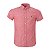 Camisa Ralph Lauren Masculina Custom Fit Linho Cor Vermelho Mescla - Imagem 1