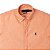 Camisa Ralph Lauren Masculina Custom Fit Linho Cor Orange - Imagem 2