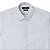 Camisa Aramis Masculina Manga Curta Tricoline Slim Fit Micro Xadrez cor Branca - Imagem 2