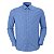 Camisa Aramis Masculina Algodao Slim Fit Xadrez Cor Azul - Imagem 1