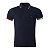 Polo Tommy Hilfiger Masculina Flag Cuff Cor Marinho - Imagem 1