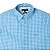 Camisa Tommy Hilfiger Masculina Xadrez Ginghan Azul Celeste - Imagem 2