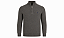 Suéter Ralph Lauren Crewneck Ziper Parcial Cor Cinza Claro - Imagem 1