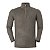 Suéter Ralph Lauren Crewneck Ziper Parcial Cor Cinza Claro - Imagem 1