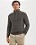 Suéter Ralph Lauren Crewneck Ziper Parcial Cor Cinza Claro - Imagem 2