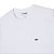 Camiseta Lacoste Masculina Jersey Pima Cotton branca - Imagem 2