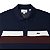 Polo Lacoste Masculina Bloco de Cores Cor Marinho - Imagem 2