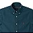 Camisa Ralph Lauren Masculina Custom fit Oxford Manga Curta Cor Azul Petroleo - Imagem 2