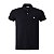 Polo Aeropostale Masculina Basica Piquet Cor Preta - Imagem 1