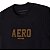 Camiseta Aeropostale Masculina Platinum bordada Cor Preta - Imagem 2