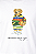 Camiseta Ralph Lauren Masculina Bear Basquet Custom Fit Cor Branca - Imagem 2