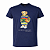 Camiseta Ralph Lauren Masculina Bear Basquet Custom Fit Cor Marinho - Imagem 1