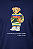 Camiseta Ralph Lauren Masculina Bear Basquet Custom Fit Cor Marinho - Imagem 2
