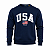 Moletom Ralph Lauren Masculino Bandeira Cor Marinho - Imagem 1