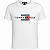 Camiseta Tommy Hilfiger Masculina bords Cor Branca - Imagem 1