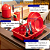 Kit Pia Completo Lixeira 4l + Dispense 500ml + Escorredor - Vermelho Uz - Imagem 5