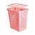 Cesto de Roupas Multiuso 55L + Cesto Interno 6L com Tampa Rosa Uz Ideal Para Banheiro e Area de Serviços - Imagem 10