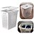 Cesto de Roupas Multiuso 55L + Cesto Interno 6L com Tampa Branco Uz Ideal Para Banheiro e Area de Serviços - Imagem 1