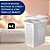 Cesto de Roupas Multiuso 55L + Cesto Interno 6L com Tampa Branco Uz Ideal Para Banheiro e Area de Serviços - Imagem 2