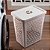 Cesto de Roupas Multiuso 55L + Cesto Interno 6L com Tampa Branco Uz Ideal Para Banheiro e Area de Serviços - Imagem 3