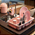 KIT Pia Completo Lixeira 4l + Dispense 500ml + Escorredor - Rosa UZ - Imagem 6
