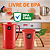 Jarra de Suco e Agua Com Tampa 1,8L Com 4 Copos 300ML Plástico Premium Uz - Vermelho - Imagem 10