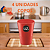 Jarra de Suco e Agua Com Tampa 1,8L Com 4 Copos 300ML Plástico Premium Uz - Vermelho - Imagem 6