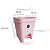Lixeira C/pedal Cozinha/banheiro Slim Premium 8l - Casa Uz Rosa - Imagem 5