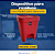 Lixeira C/pedal Cozinha/banheiro Slim Premium 8l Vermelho Uz - Imagem 4