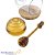 Porta Mel Meleira Ambar 350ml Poliestireno Tampa & Pegador Gold Premium Transparente - Uz - Imagem 2