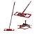 MOP MICROFIBRA FLAT TAM UNICO VERMELHO/ CINZA - Imagem 1