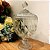 POTICHE DECORATIVO C/PE DE CRISTAL DE CHUMBO DIAMOND TRANSPARENTE 15x28cm - Imagem 4
