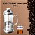 Cafeteira Francesa Prensa 400Ml em Inox e Vidro Para Café ou Chá Servir Resistente - Imagem 3