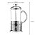 Cafeteira Francesa Prensa 400Ml em Inox e Vidro Para Café ou Chá Servir Resistente - Imagem 5