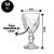 Conjunto 6 Tacas De Licor De Vidro Com Fio De Ouro Diamond 60ml Lyor - Imagem 5