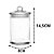 Pote em Vidro Multiuso Com Tampa Arena 300ml Lyor Premium - Imagem 3