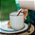 Caneca de Cerâmica Para Café e Chá Linear Cinza 380ml Lyor - Imagem 6