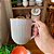 Caneca de Cerâmica Para Café e Chá Linear Cinza 380ml Lyor - Imagem 4