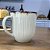 Caneca de Cerâmica Para Café e Chá Linear Cinza 380ml Lyor - Imagem 2
