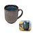 Caneca De Cerâmica Linear Azul 380ml Café e Chá Lyor Premium - Imagem 1