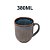 Caneca De Cerâmica Linear Azul 380ml Café e Chá Lyor Premium - Imagem 6