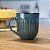 Caneca De Cerâmica Linear Azul 380ml Café e Chá Lyor Premium - Imagem 7