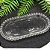 Travessa Bandeja em Cristal Borda de Coração 25x13x2,5cm Lyor - Imagem 7